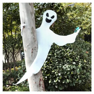 Produktbild von 134,6 cm Halloween-Biegbarer Baumwickel Geisterdekoration für den Außenbereich