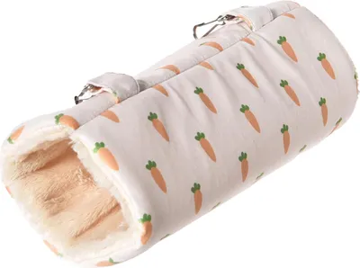 Produktbild von Duvo+ Hängender Tunnel Carrot aus Plüsch weiß
