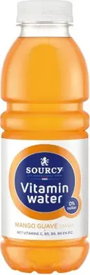 Image de Sourcy - Bouteille d'eau vitaminée mangue/guava 0,5l | 6 pièces