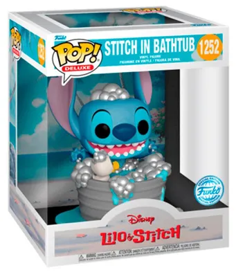 Productafbeelding van Funko Pop! Disney: Stitch in badkuip, Deluxe editie #1252, exclusieve speciale editie