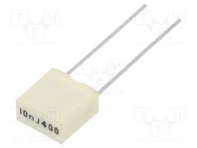 Produktbild von 5x Kondensator: Polyester 200VAC 400VDC Rastermaß: 5mm 10nF ±5% R82MC2100Z350J Po