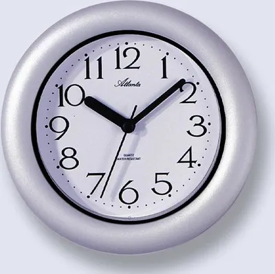 Produktbild von Atlanta Wanduhr, Quartz, Ø 17 cm , 454-4