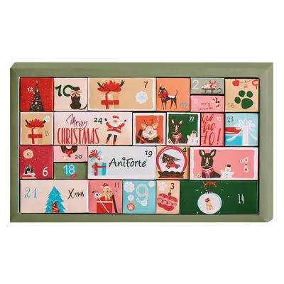 Produktbild von AniForte Premium Adventskalender für Hunde 2026 - natürliche Hundesnacks & hochwertige, gesundheitsfördernde AniForte Produkte, Weihnachtskalender XXL