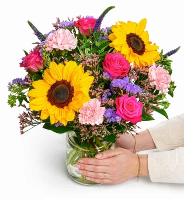 Produktbild von Blumenstrauß Sonnenschein | Geschenk - frische Blumen | Blumenversand von BLOOMY DAYS