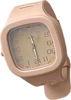 Produktbild von Armbanduhr mit quadratischem Zifferblatt, elektronischem Zeiger, Temperament, 30 m wasserdicht, Dornschließe, digitales Zifferblatt, lässige Armbanduhr, Kleidungszubehör