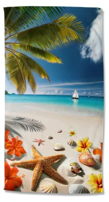 Produktbild von Beach towel Good Morning 100x180 cm -