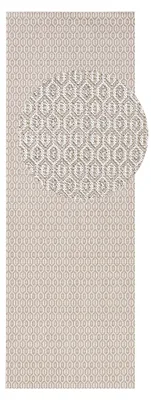 Immagine prodotto di Tappeto Hanse Home per interni ed esterni, rotondo, reversibile, resistente alle intemperie, robusto, color beige