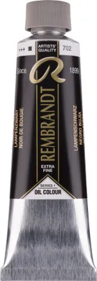 Produktbild von Rembrandt Ölfarbe Tube 150 ml Lampenschwarz 702