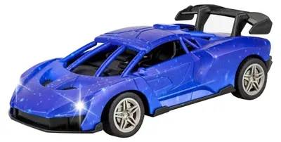 Produktbild von RC Rennwagen ferngesteuertes Auto blau schwarz Spielzeugauto