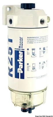 Immagine prodotto di RACOR separatore carburante/acqua 170 l/h , 1 pezzo