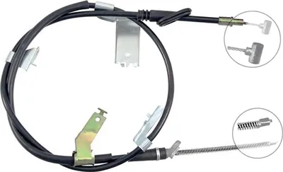 Produktbild von A.B.S. Handbremsseil Seilzug Feststellbremse für SUZUKI SWIFT III (MZ, EZ) Hinten Links K12037