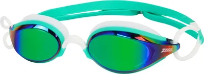 Zdjęcie produktu dla Zoggs Fusion Air Titanium - lustrzane okulary pływackie, kolor: turkusowy/biały