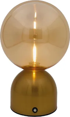 Image de Luxe - Lampe à poser - Lina - Or - H23 x Ø15