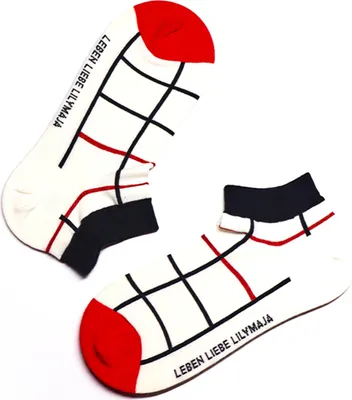 Produktbild von MEGAGROUP Quarter Socken Kurzschaft Frottee gekämmter Baumwolle 1 Paar 40-44 rot schwarz weiß 3 Farben Lilymaja