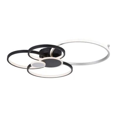 Produktbild von Just Light LED Deckenleuchte Papilon Schwarz/Grau 85x67cm 35W 5000lm warmweiß 3000K