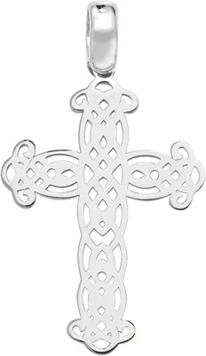 Productafbeelding van Halsketting met kruis, zilver 925 - 38mm * 22mm; TRS23974