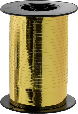 Produktbild von Geschenkband Polyband 5mm/250m Metallic Gold