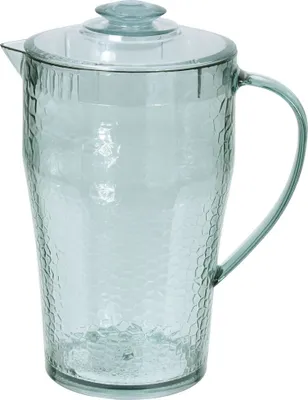 Produktbild von Wasserkrug 1,9l Kunststoff Krug mit Deckel Karaffe für Camping Party Picknick