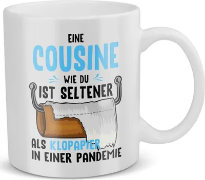 Produktbild von 22Feels Beste Cousine Geschenk Geburtstag Weihnachten Tasse Mädchen Frauen Du Wirst Cousine Kaffeetasse Haferl