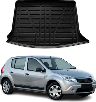 Image de Bac de coffre pour Dacia Sandero 2008-2012 hayon 5 portes caoutchouc