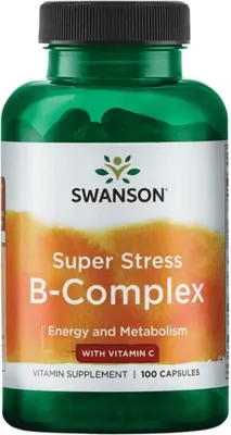 Produktbild von Swanson Nahrungsergänzungsmittel Super Stress Bcomplex, BI7955