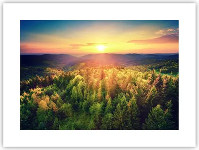 Produktbild von Poster - Poster ohne Rahmen - Berge Natur - 40x30 cm - Wand Bild - Wanddeko - Wandbilder - Kunstposter - Wandposter - Bilder - Kunstdruck - Wanddekoration - Wandbild - P2XAA40x30-3697