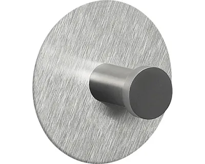 Produktbild von Spirella Punt, Drinnen, Handtuchhaken, Gebürsteter Stahl, Klebestreifen, Rund, 6 cm