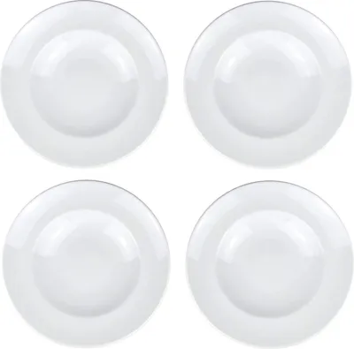 Produktbild von Retsch Arzberg Pastateller "Hergestellt in Europa" Premium   Porzellan Weiß (4, Ø 30cm)