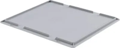 Produktbild von Agrodirect Deckel Zu Eurokasten Industrie Behälter Grau 400x300 Mm