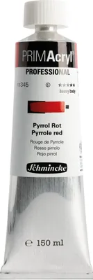 PRIMAcryl - Pyrrol Rot - 150ml Feinste Künstler Acrylfarbe Schmincke 13 345 019