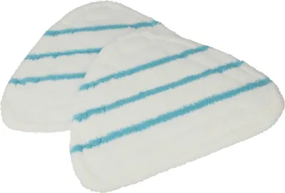 Produktbild von vhbw 2x Wischbezug kompatibel mit Vileda Dampfreiniger - Polyester, Polyamid Blau Weiß, gerätespezifisch