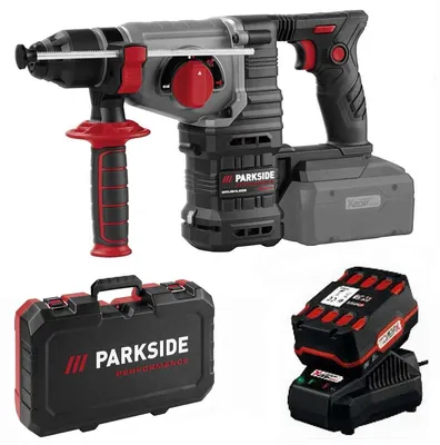 Produktbild von PARKSIDE PERFORMANCE Akku Kombihammer 20 V PPAKH 20-Li 4.0 Ah Akku Ladegerät C3