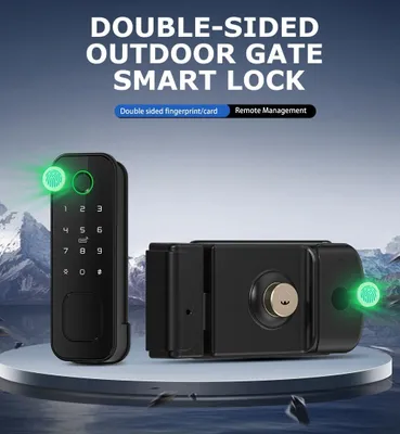 Immagine prodotto di Serratura intelligente - Serratura elettronica - Serratura biometrica (con riconoscimento delle impronte digitali) - Sistema di controllo accessi - Serratura digitale