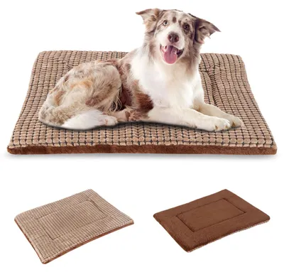 Immagine prodotto di Cuccia per cani, 91 x 58 x 4 cm, ortopedica, marrone, lavabile, adatta ai cani