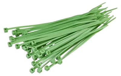 Obrázek produktu pro Stahovací pásky 200 x 4,8 mm zelené 100 ks.