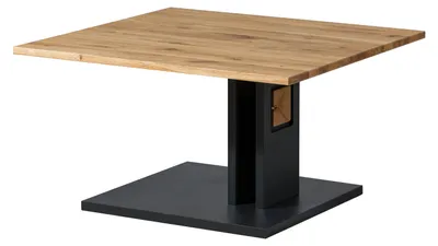 Produktbild von MASSIVMOEBEL24 Couchtisch Wildeiche 80x80x43 natur lackiert / geölt KITZBÜHEL #104