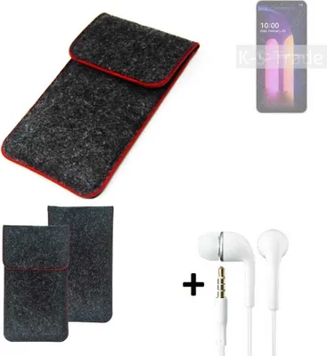 Produktbild von K-S-Trade Handy Schutz Hülle kompatibel mit LG Electronics V60 ThinQ Schutzhülle Handyhülle Filztasche Pouch Tasche Case Sleeve Filzhülle