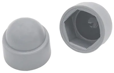 Produktbild von Schutzkappen für M5 Schrauben und Muttern Grau 50 Stück Schlüsselweite 8mm