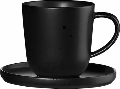 Obrázok produktu pre Espresso hrnček s podšálkou Asa Selection Coppa Kuro, 80 ml