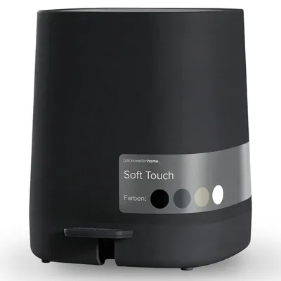 Immagine prodotto di Blackswedenhome. Contenitore per rifiuti da bagno - 5 litri - Secchio per cosmetici con coperchio ammortizzato e secchiello interno - Contenitore per rifiuti da bagno - Bagno