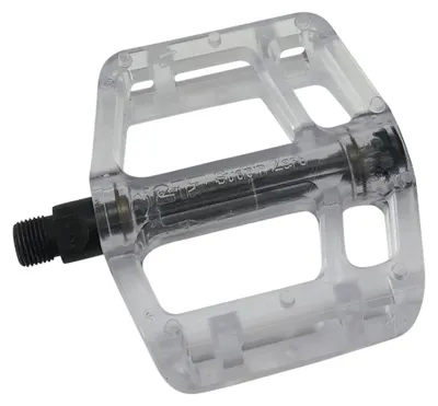 Produktbild von NC-17 Plattformpedal Sudpin Zero Pro, Kunststoff, Kugellager, klar-transparent