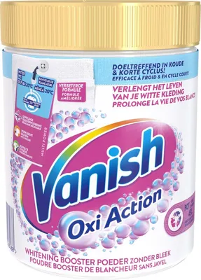Produktbild von Vanish Oxi Action Laundry Booster Powder – Fleckenentferner für weiße Wäsche – 1 kg