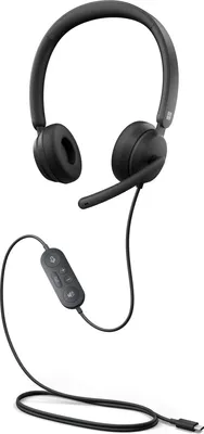 Image de Microsoft MS Modern USB-C Headset Black For Bsnss - Casque