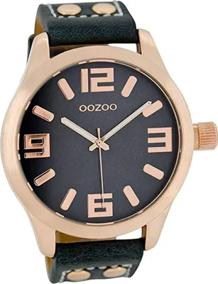 Oozoo Cinturino Per Orologio In Pelle Bianca Con Fibbia Ad Ardiglione - 30 Mm, Universale