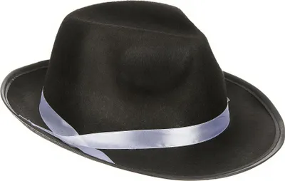Produktbild von Gangsterhut Gangster-Fedora schwarz-weiss - Einheitsgröße
