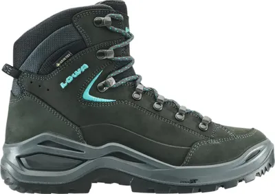A single hiking boot shown from the side against a white background.