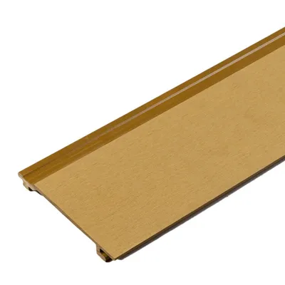 Obrázek produktu pro Standardní fasádní obklad z kompozitního materiálu WPC | HONIG TEAK | Vzorek dřeva | LIDERWOOD