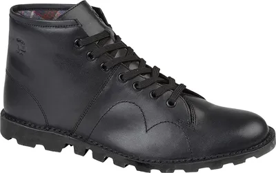 Obrázok produktu pre Grafters - Pánske členkové topánky, kožené DF2263 (45,5 EU) (Black)