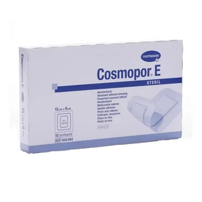 Zdjęcie produktu dla Hartmann Cosmopor E Sterylny chłonny opatrunek samoprzylepny 15 x 8 cm, 10 sztuk