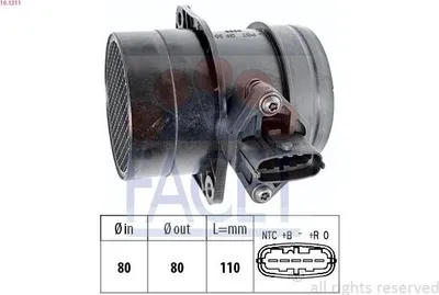 Produktbild von FACET 10.1311 Luftmassenmesser LMM für FORD MONDEO III Kombi (BWY) Luftmengenmesser